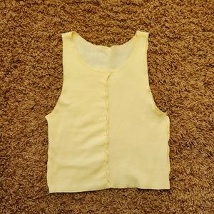 Yellow American Eagle tank top